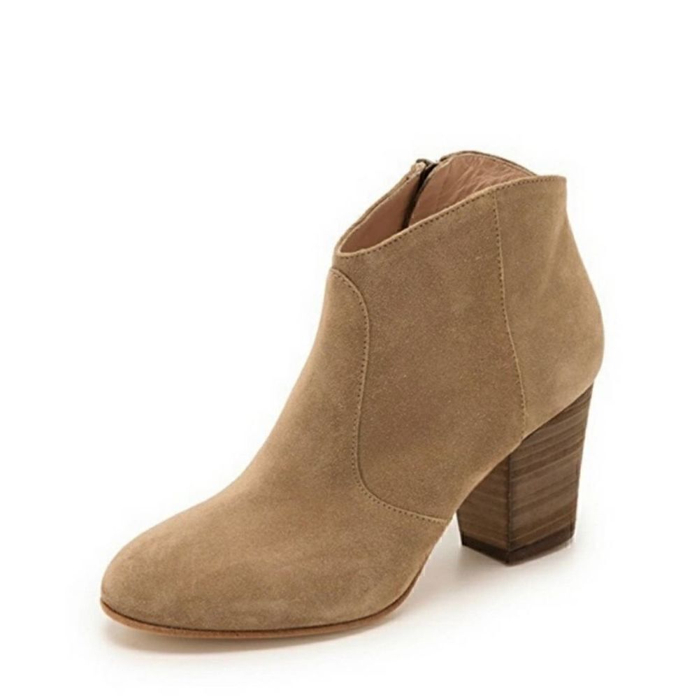 CLUB MONACO | tan brooklyn ankle booties 40
